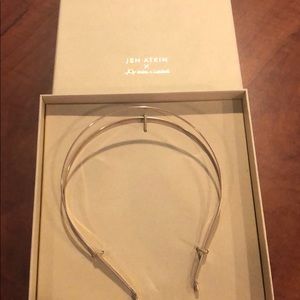 jen atkin x chloe + isabel headband in Rose Gold